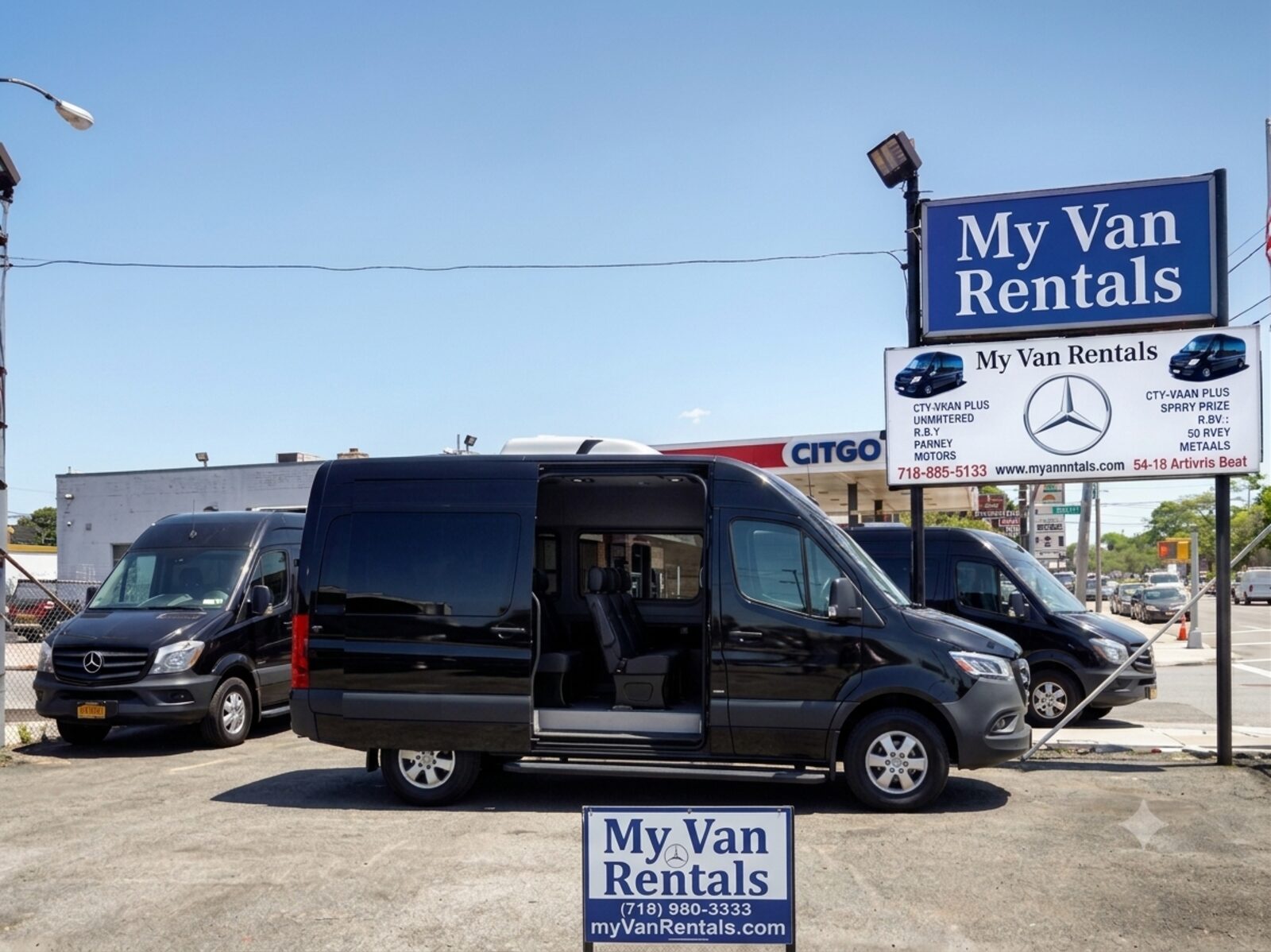 Mercedes-Benz Sprinter passenger vans available for rental in Phoenix AZ